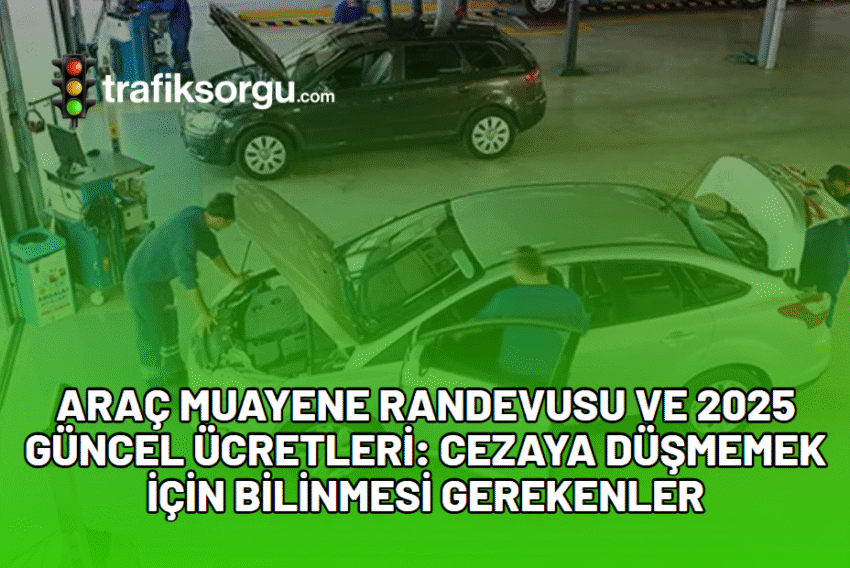 Araç Muayene Randevusu ve 2025 Güncel Ücretleri: Cezaya Düşmemek İçin Bilinmesi Gerekenler